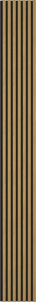 Mexen Lam-F, akustické stenové lamely 275 × 31,5 cm, filc 6 mm, dub jantárový, S105-275317-2812-073