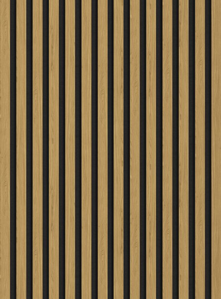 Mexen Lam-F, akustické stenové lamely 275 × 31,5 cm, filc 6 mm, dub jantárový, S105-275317-2812-073