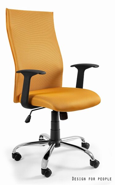 Kvalitní kancelářskí židle Unity118, žlutá