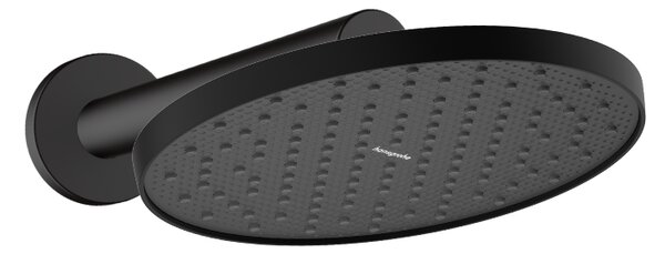 Hansgrohe Activera S - Hlavová sprcha 240 1jet EcoSmart + sprchové rameno 240 mm, čierna matná 28056670+27809670