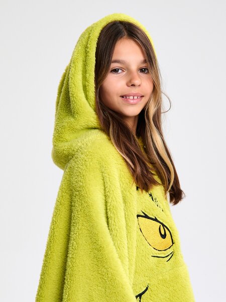 Sinsay - Deka s kapucňou Grinch - zelená