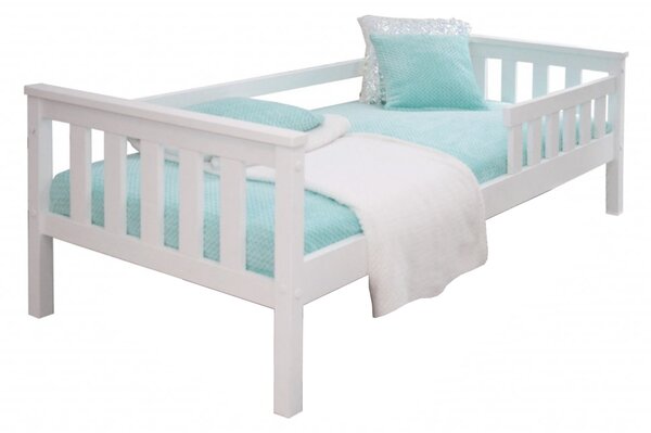 Detská posteľ s bariérkou Aria 180x80 - biela