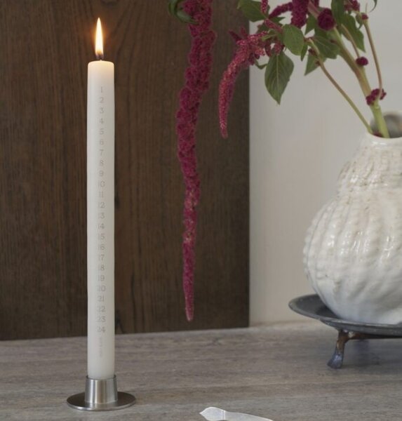 Adventná sviečka Cylindrical 28 cm – 06 Ivory