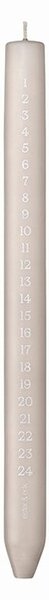 Adventná sviečka Cylindrical 28 cm – 22 Linen grey