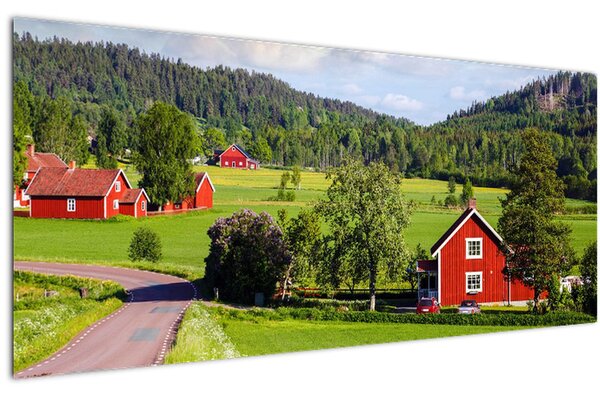 Obraz vidieka (120x50 cm)