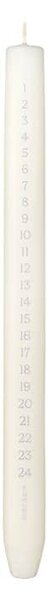 Adventná sviečka Cylindrical 28 cm – 06 Ivory
