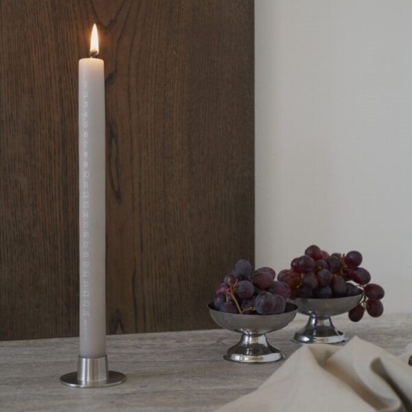 Adventná sviečka Cylindrical 28 cm – 22 Linen grey
