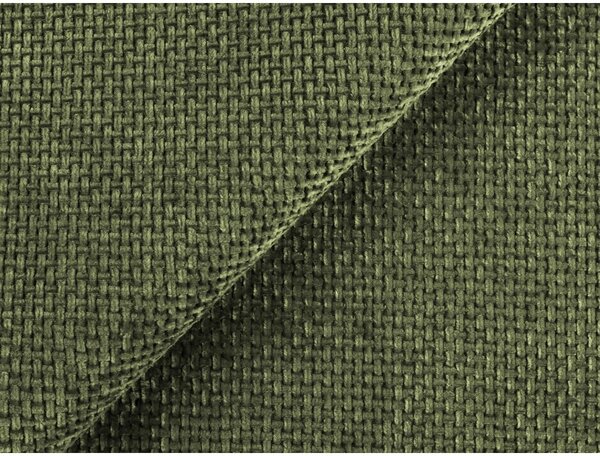 Zelená čalúnená dvojlôžková posteľ s úložným priestorom s roštom 140x200 cm Keoni – Makamii