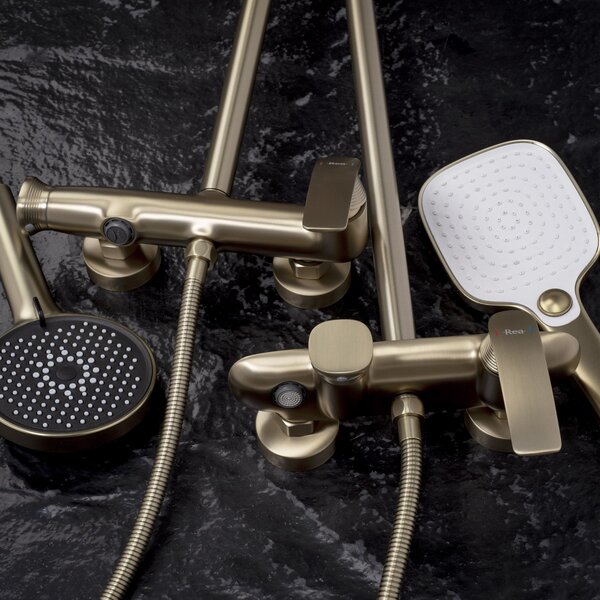 Sprchový set PREMIUM Rea Como M1 Brush Gold