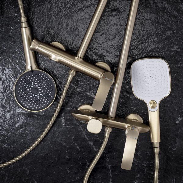 Sprchový set PREMIUM Rea Como M1 Brush Gold