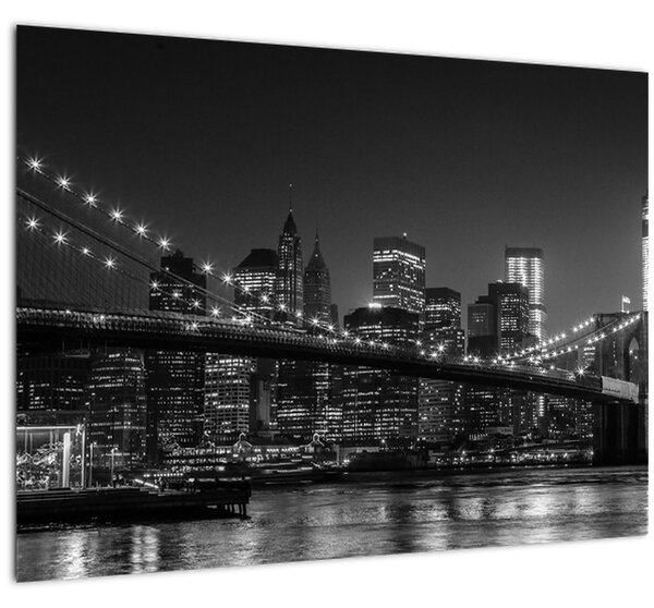 Obraz Brooklyn mosta v New Yorku (70x50 cm)