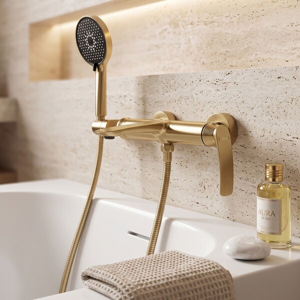 Kúpeľňová batéria PREMIUM REA Como Brush Gold