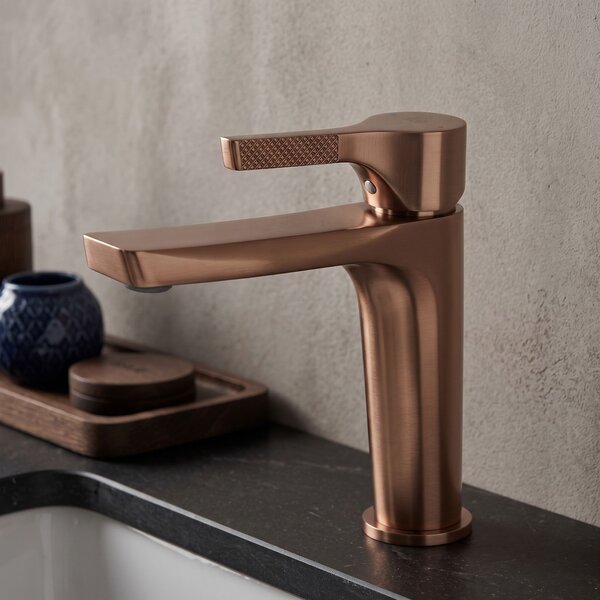 Umývadlová batéria PREMIUM REA Maxim Brush Copper Low