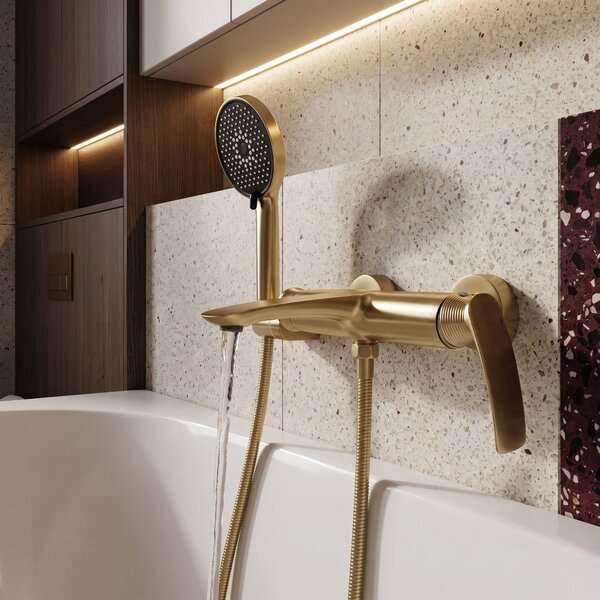 Kúpeľňová batéria PREMIUM REA Como Brush Gold