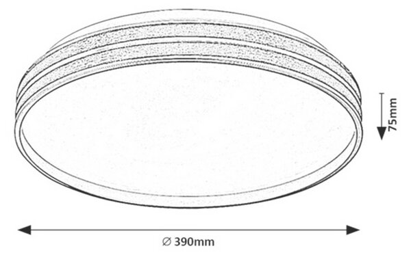 Rabalux GANDOR LED stropné svietidlo 71141