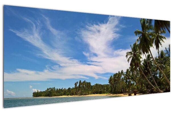 Obraz pláže (120x50 cm)