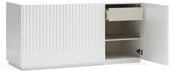 Biely príborník Teulat Doric, šírka 150 cm