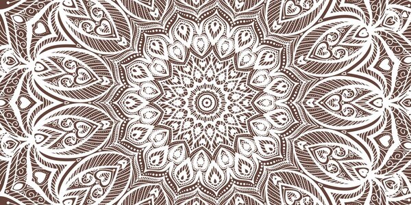 Obraz Mandala harmónie na hnedom pozadí