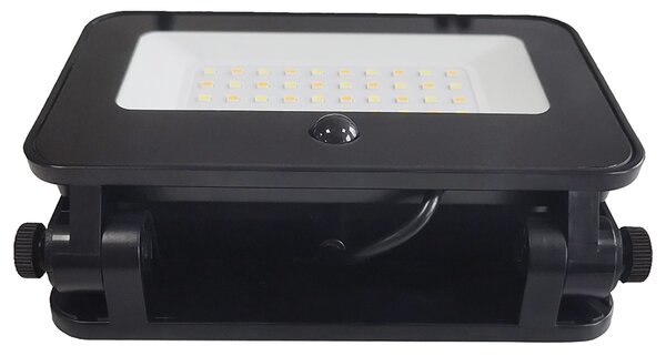 SOLIGHT LED solárne osvetlenie so senzorom 6W, 660lm, CCT, Li-Ion, čierna