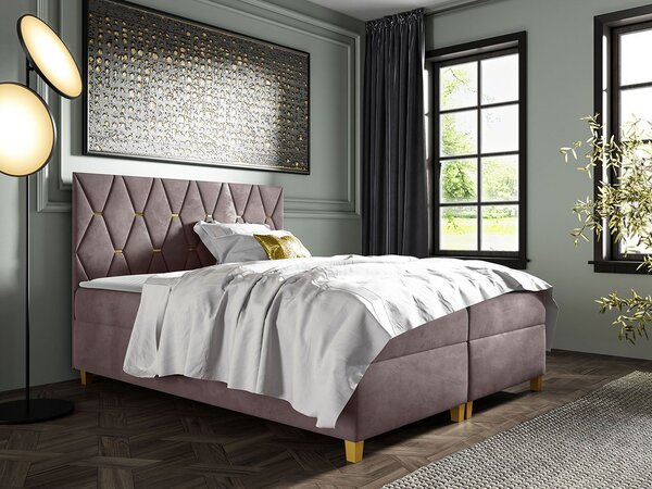Mirjan24 Kontinentálna posteľ Carinima, Rozmer postele: 140x200, Dostupné poťahy: Fresh 37 5903211177286