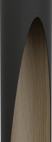 Eglo 901733 - LED Luster na lanku BARBOTTO 4xGU10/4,5W/230V 3000K čierna/hnedá
