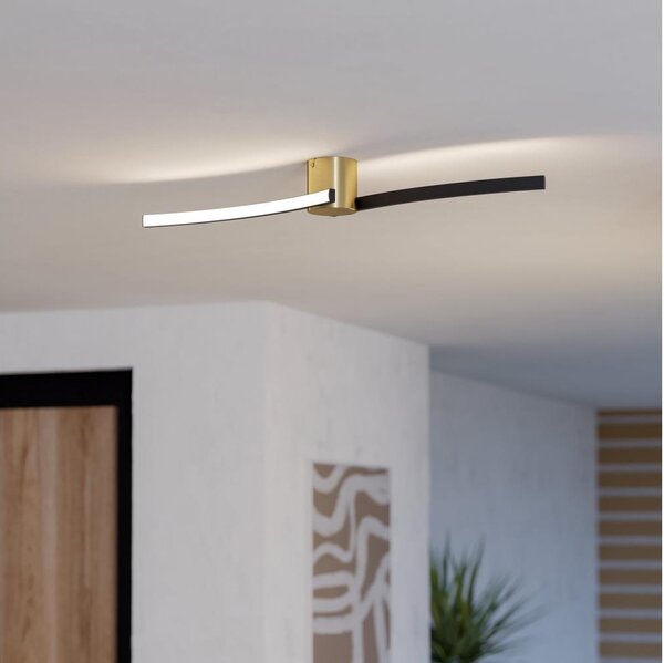 Eglo 901216 - LED Stropné svietidlo AIETA LED/12W/230V 4000K čierna