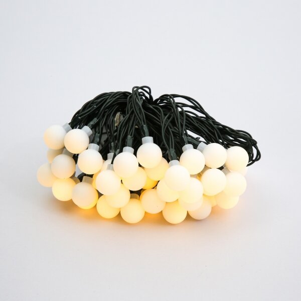 Brilagi - Solárny LED dekoratívny svetelný reťazec BUBBLE 50xLED/8 funkcií, 7 m, IP65, teplá biela