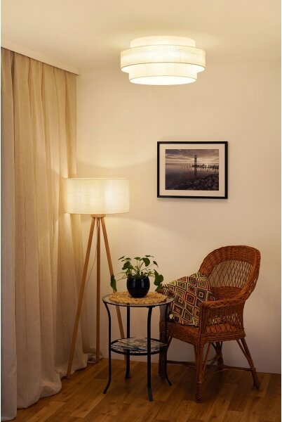 Brilagi - Stropné svietidlo SPACE YUTE LED/12W/230V pr. 50 cm krémová
