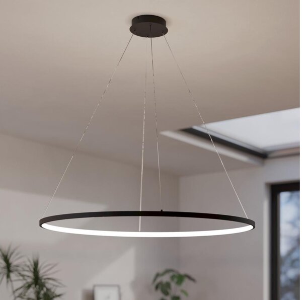 Eglo 901637 - LED Stmievateľný luster na lanku PARRUTA LED/40W/230V čierna + DO