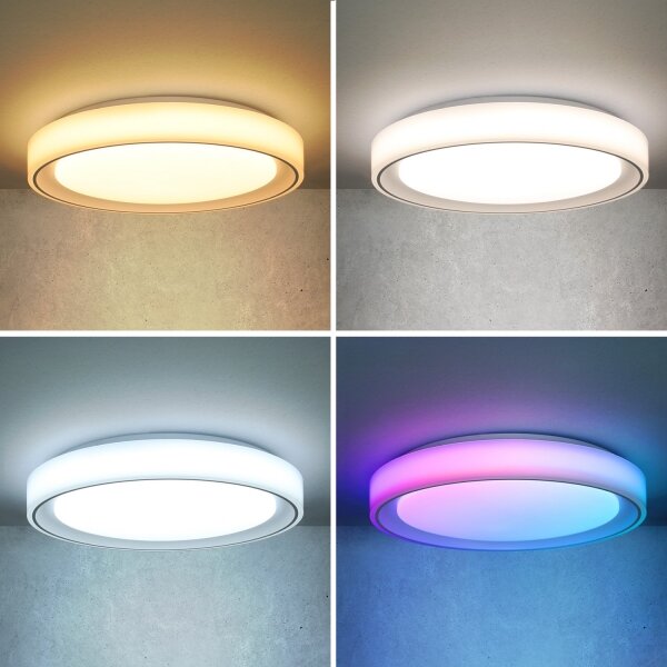 Brilagi-LED RGB Stmievateľné svietidlo FLOCO LED/30W/230V Wi-Fi Tuya + LED/6W + DO