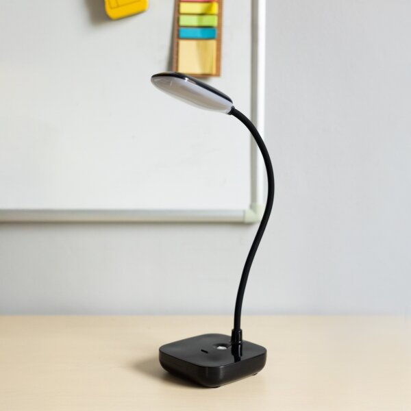 Zuma Line 1961-BK-LED Nabíjacia stolná lampa LED/7W/1200mAh 3000/4500/6000K čierna
