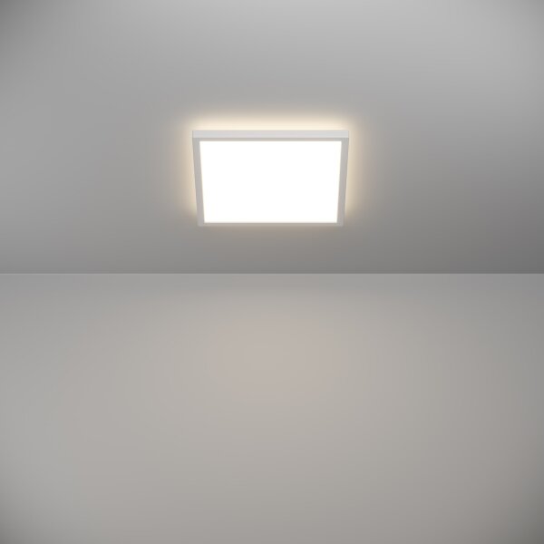 Eglo 901449 -LED Kúpeľňové stropné svietidlo ROVITO 13,4W/230V 29x29cm IP44 biela