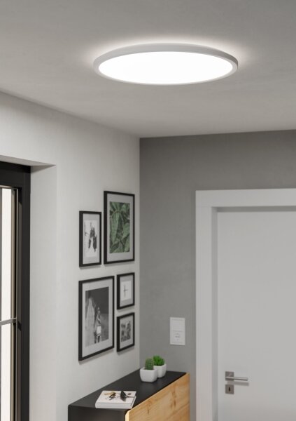 Eglo 901459-LED St. kúpeľ. svietidlo ROVITO-R 16,8W/230V pr.50 cm IP44 biela + DO