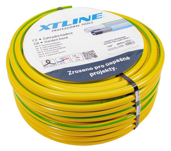 XTLINE Záhradná hadica Astra Yellow PROFI | 1" 50 m