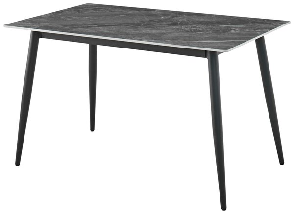 JEDÁLENSKÝ STÔL, sivá, 120/75/75 cm Ti'me - Obývacie zostavy