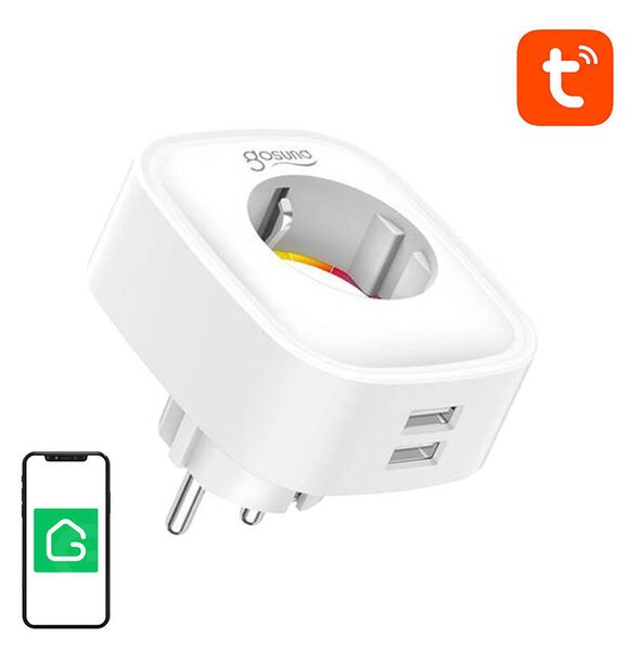 Gosund SP112 – inteligentná WiFi zásuvka 16 A + 2× USB
