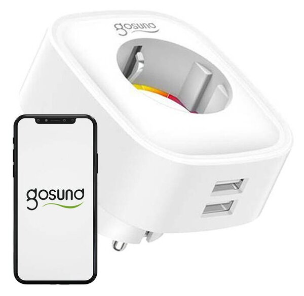 Gosund SP112 – inteligentná WiFi zásuvka 16 A + 2× USB
