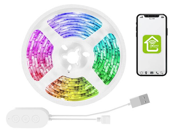 Inteligentný WiFi RGB LED svetelný pás Gosund SL1 (2,8 m), Tuya