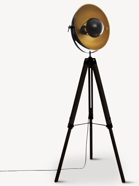 Atmosphera - Stojacia lampa LAHTI 1xE27/25W/230V paulovnia