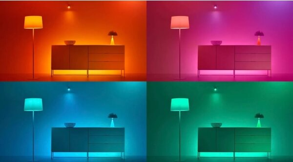 SADA 3x LED RGBW Stmievateľná žiarovka PAR16 GU10/4,7W/230V 2200-6500K Wi-Fi - WiZ