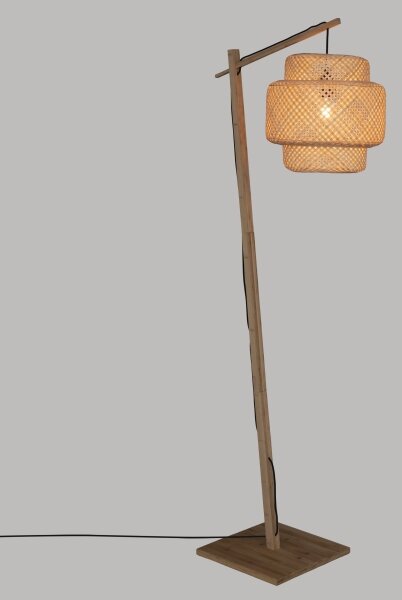 Atmosphera - Stojacia lampa LIBY 1xE27/40W/230V bambus