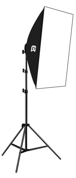 Puluz Štúdiová sada Puluz: softbox 50 × 70 cm, statív, 4 ks LED žiaroviek PU5071EU