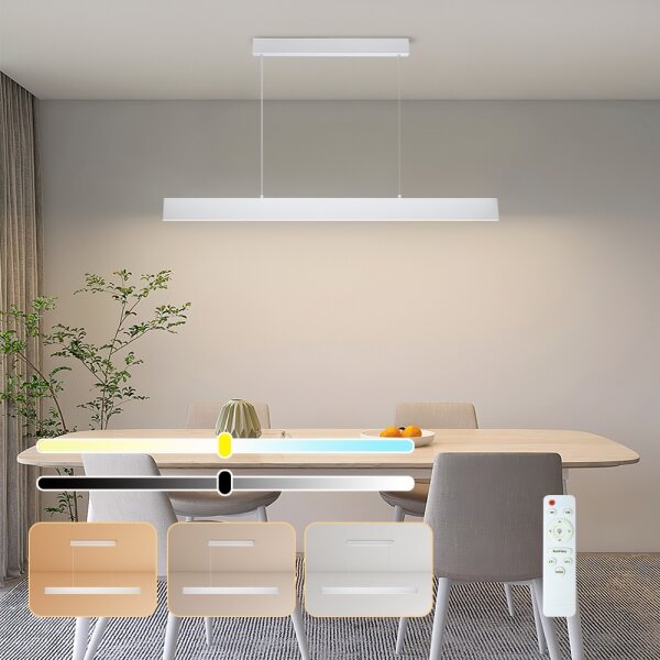 Brilagi - LED Stmiev. luster na lanku SLIMLINE LED/40W/230V 3000-6000K biela + DO
