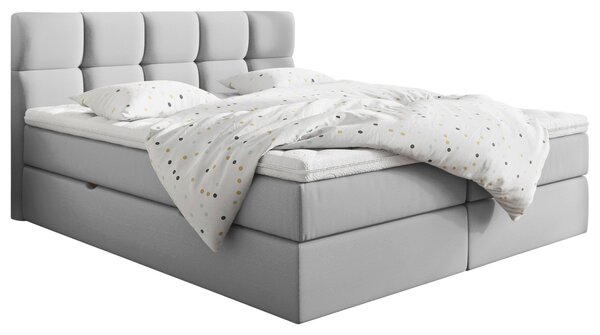 AMERICKÁ POSTEĽ, 200/220 cm, svetlosivá Livetastic - Online Only spálne, Online Only