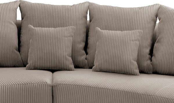 SEDACIA SÚPRAVA, textil, sivohnedá Livetastic - Online Only obývacie izby, Online Only
