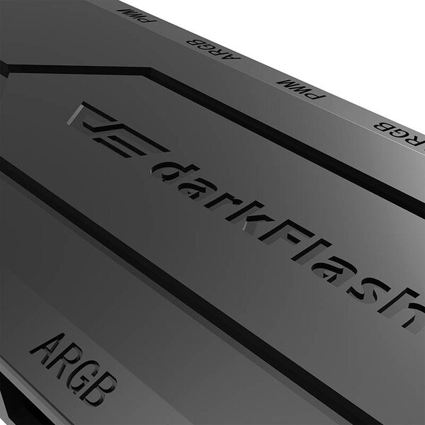 Ovládací modul ventilátora pre počítač Darkflash RC2 RGB PWM + diaľkový ovládač (čierny)