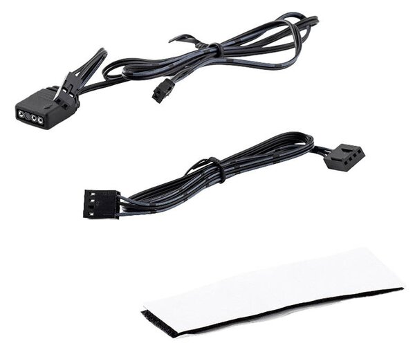 Ovládací modul ventilátora pre počítač Darkflash RC2 RGB PWM + diaľkový ovládač (čierny)