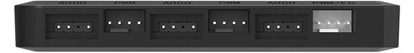 Ovládací modul ventilátora pre počítač Darkflash RC2 RGB PWM + diaľkový ovládač (čierny)