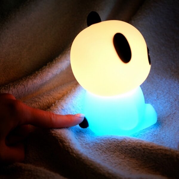 MegaLight - LED RGB Stmievateľná detská dotyková lampa PADDY PANDA LED/5V