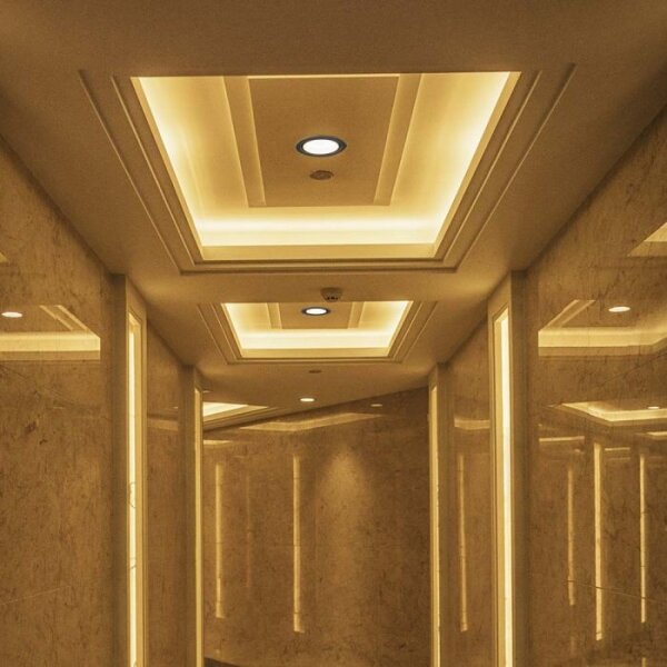 LED Podhľadové bodové svietidlo LED/20W/230V 3000/4000/6400K pr. 16,5 cm čierna